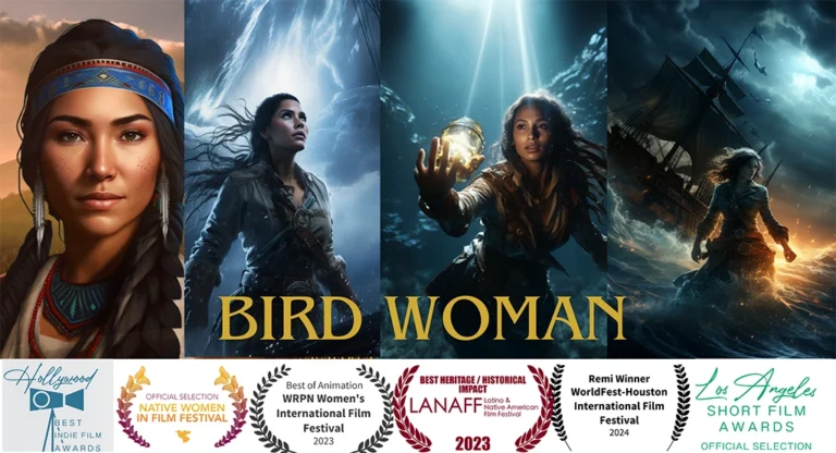 Bird woman award poster